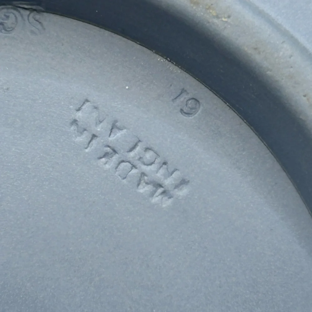 VTG Wedgwood England Blue Jasperware Collectible Greco Roman Motif Teapot, Lid - Picture 10 of 16